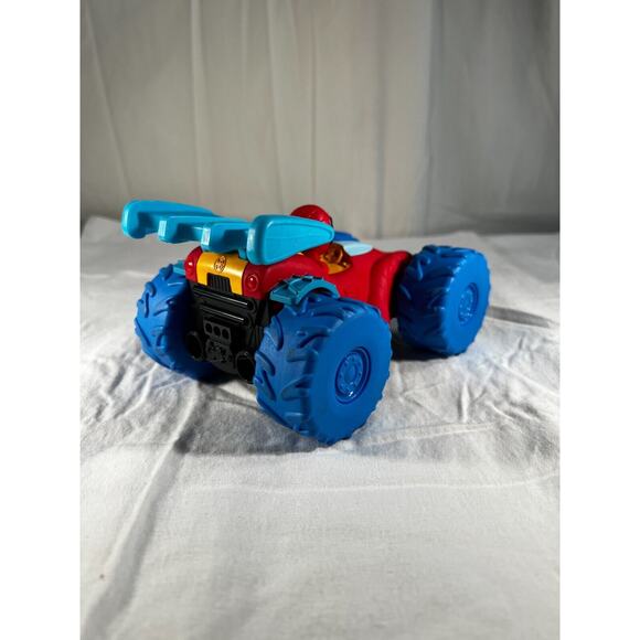 Marvel Spidey & Amazing Friends Web Climber Vehicle with Rev-Up Jazwares 2024 7" - Picture 6 of 16